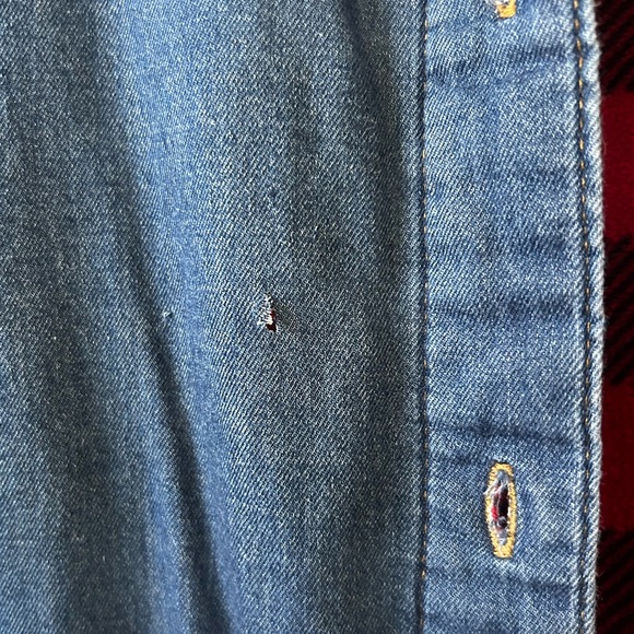 Riders By Lee Fleece Lined Denim Jacket Westerncore Women’s Medium - Picture 7 of 7